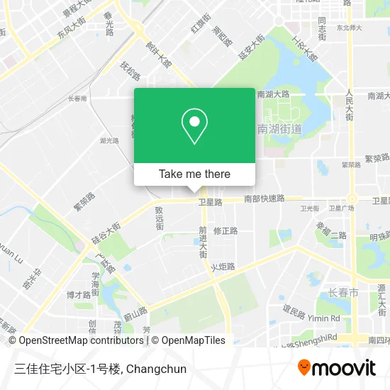 三佳住宅小区-1号楼 map