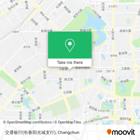 交通银行(长春阳光城支行) map