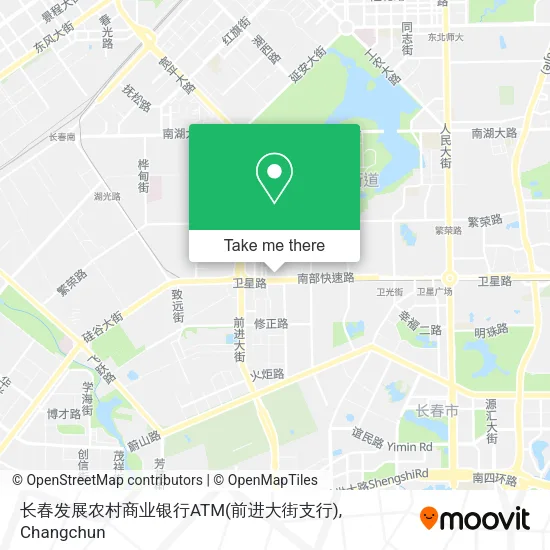 长春发展农村商业银行ATM(前进大街支行) map