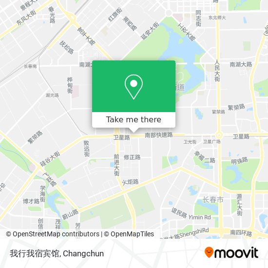 我行我宿宾馆 map