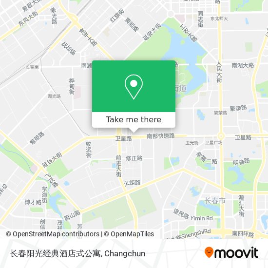 长春阳光经典酒店式公寓 map