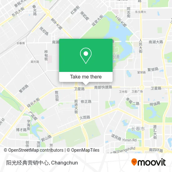 阳光经典营销中心 map