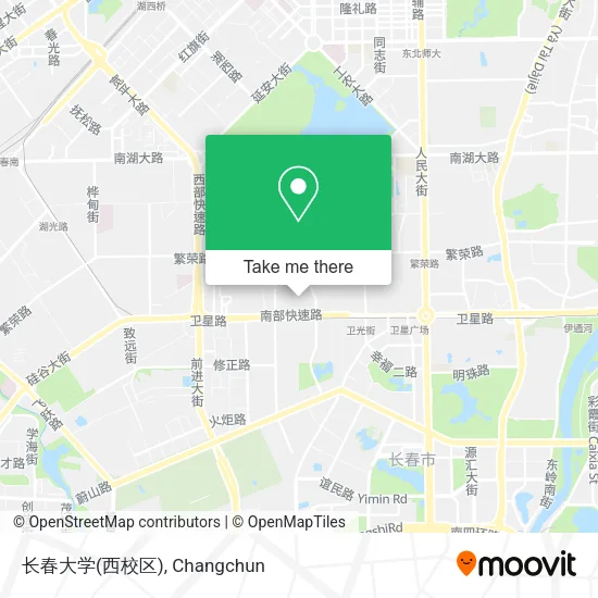 长春大学(西校区) map