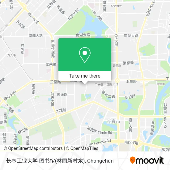 长春工业大学-图书馆(林园新村东) map