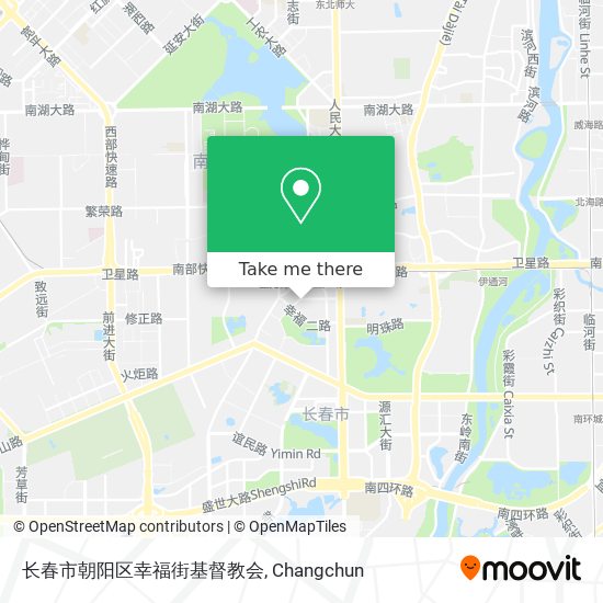 长春市朝阳区幸福街基督教会 map