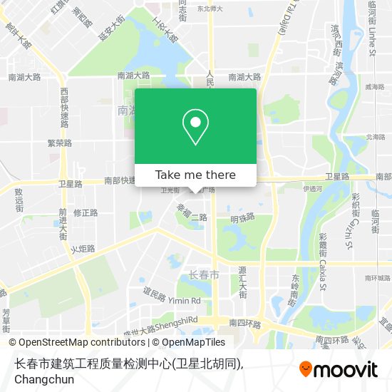 长春市建筑工程质量检测中心(卫星北胡同) map