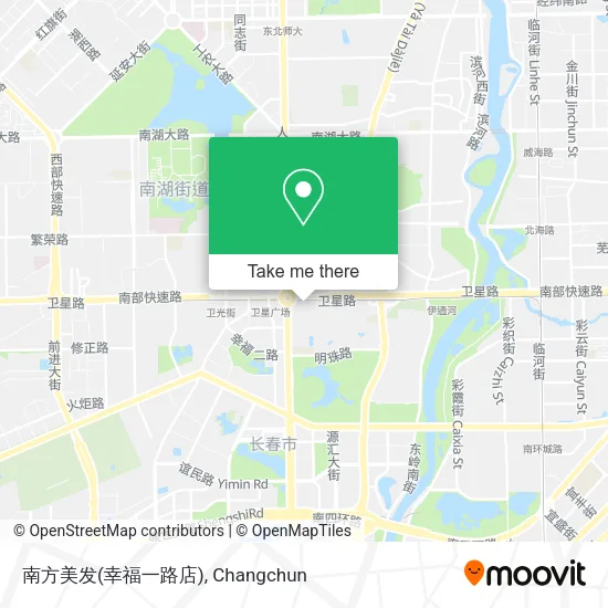 南方美发(幸福一路店) map