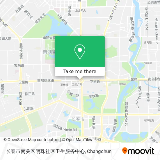 长春市南关区明珠社区卫生服务中心 map