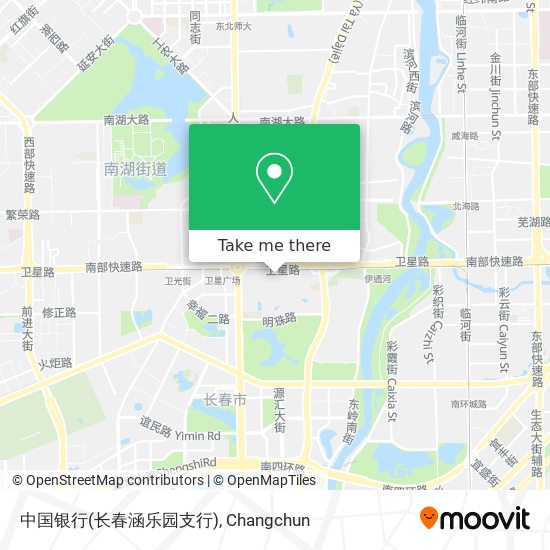 中国银行(长春涵乐园支行) map