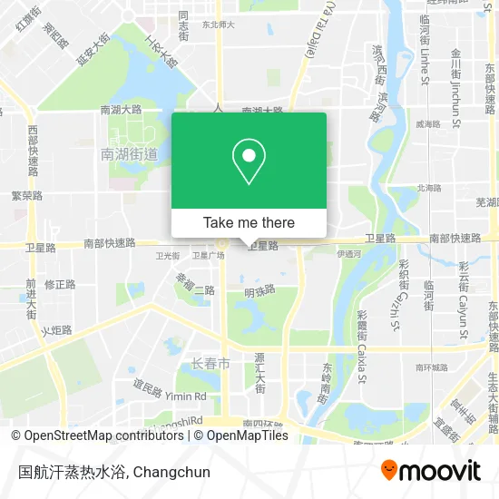国航汗蒸热水浴 map