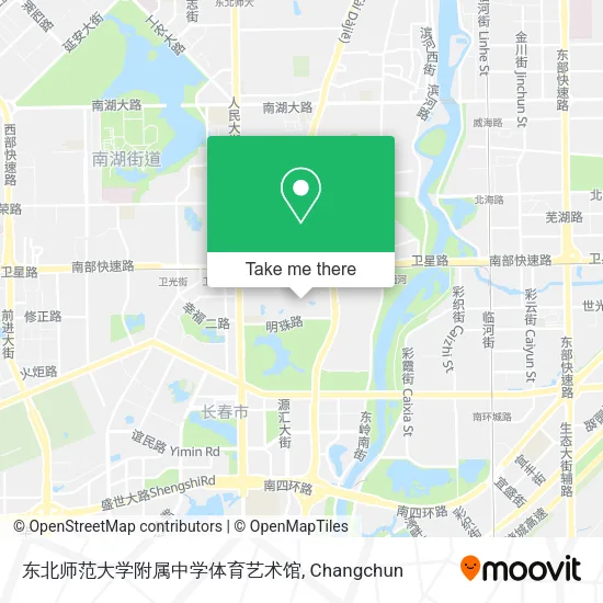 东北师范大学附属中学体育艺术馆 map