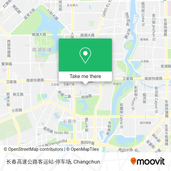 长春高速公路客运站-停车场 map