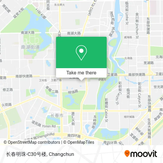 长春明珠-C30号楼 map