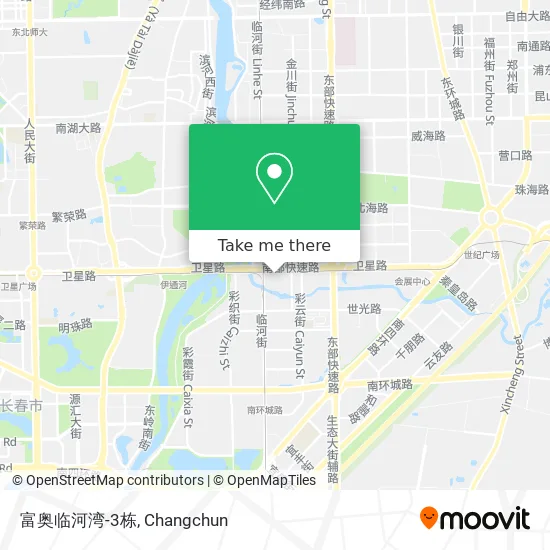 富奥临河湾-3栋 map