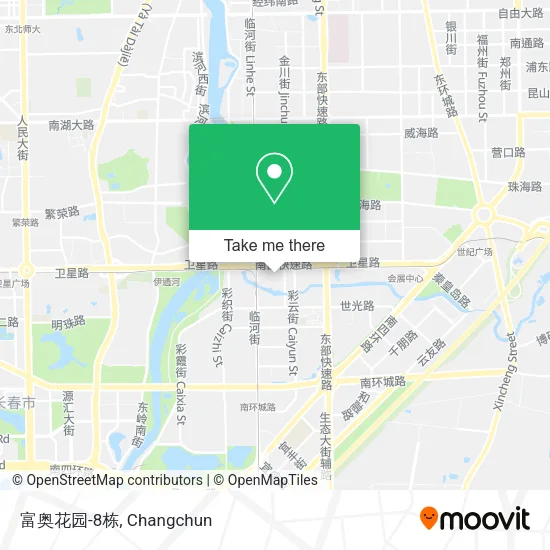 富奥花园-8栋 map