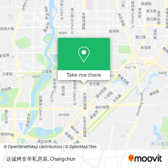 达诚烤全羊私房菜 map