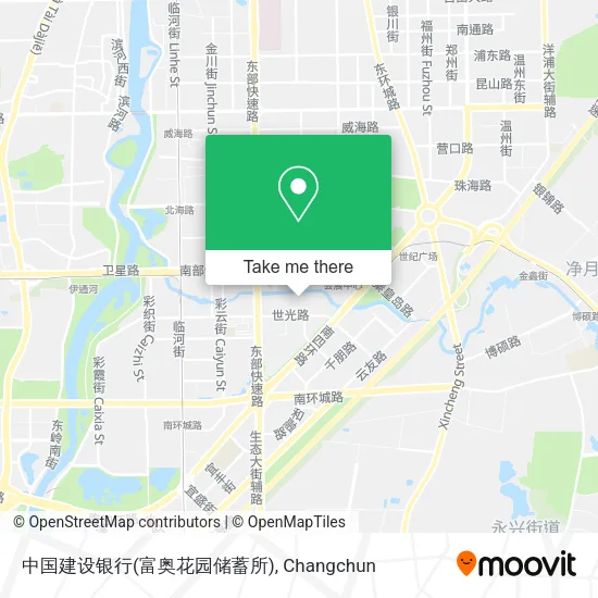 中国建设银行(富奥花园储蓄所) map