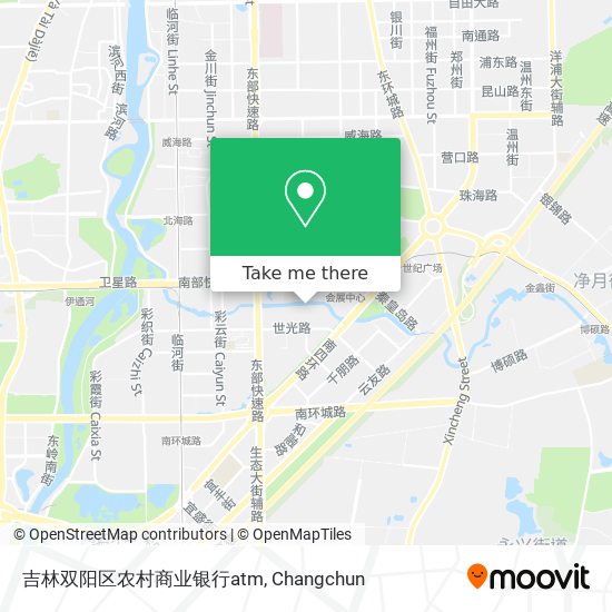 吉林双阳区农村商业银行atm map