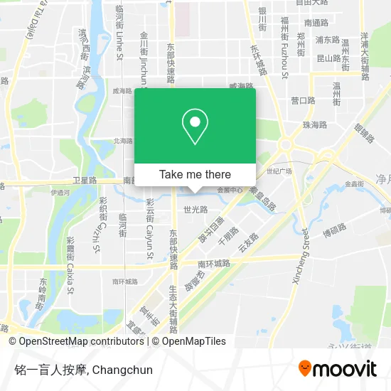 铭一盲人按摩 map