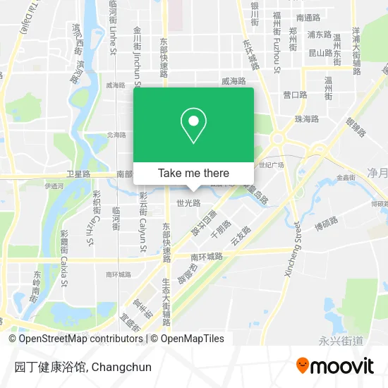 园丁健康浴馆 map