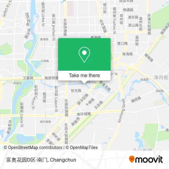 富奥花园D区-南门 map
