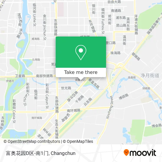 富奥花园D区-南1门 map