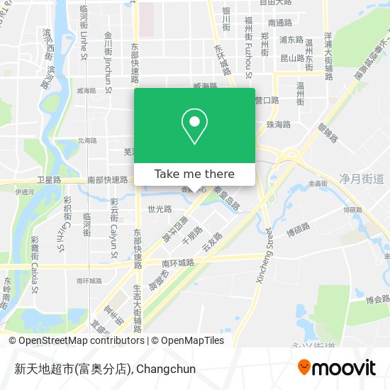 新天地超市(富奥分店) map