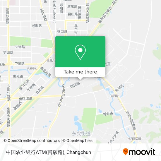 中国农业银行ATM(博硕路) map