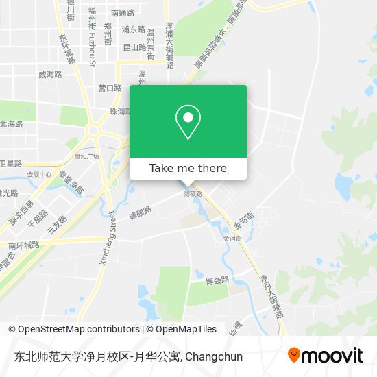 东北师范大学净月校区-月华公寓 map