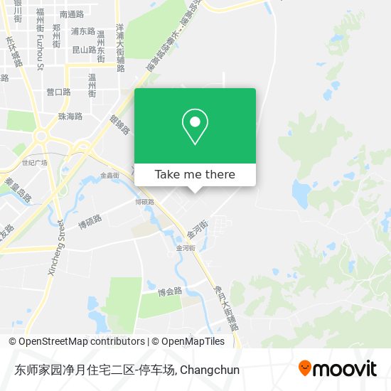 东师家园净月住宅二区-停车场 map