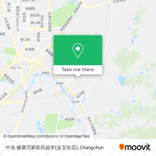 中东·健康万家医药超市(金宝街店) map