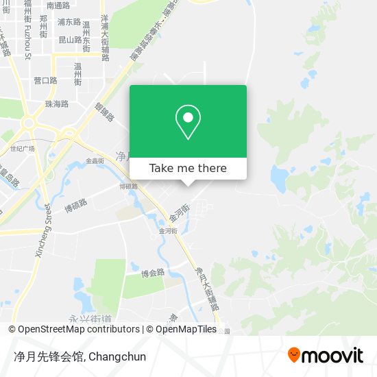 净月先锋会馆 map