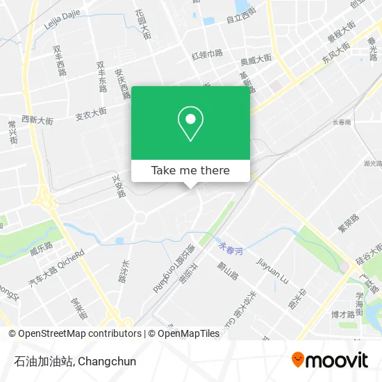 石油加油站 map
