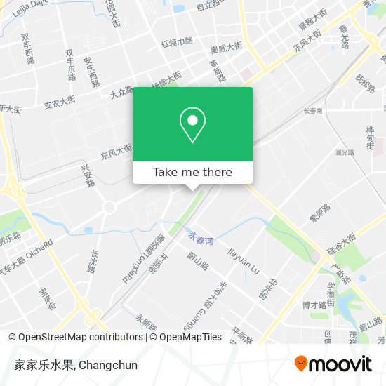 家家乐水果 map