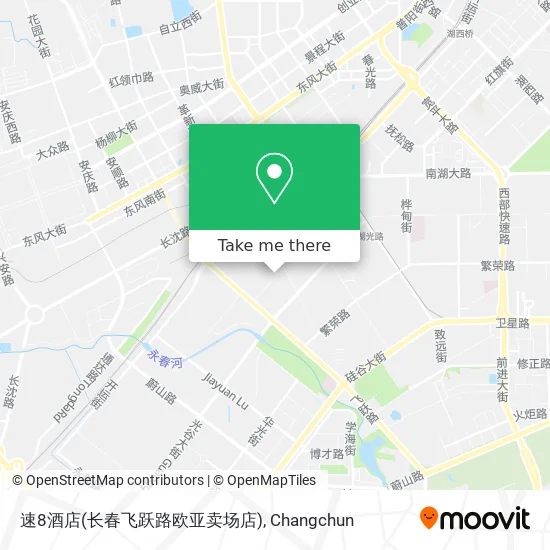速8酒店(长春飞跃路欧亚卖场店) map