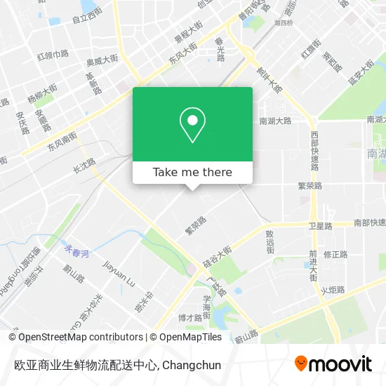 欧亚商业生鲜物流配送中心 map