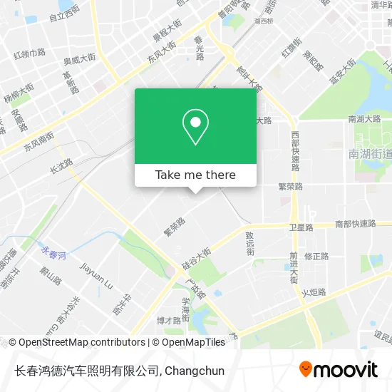 长春鸿德汽车照明有限公司 map