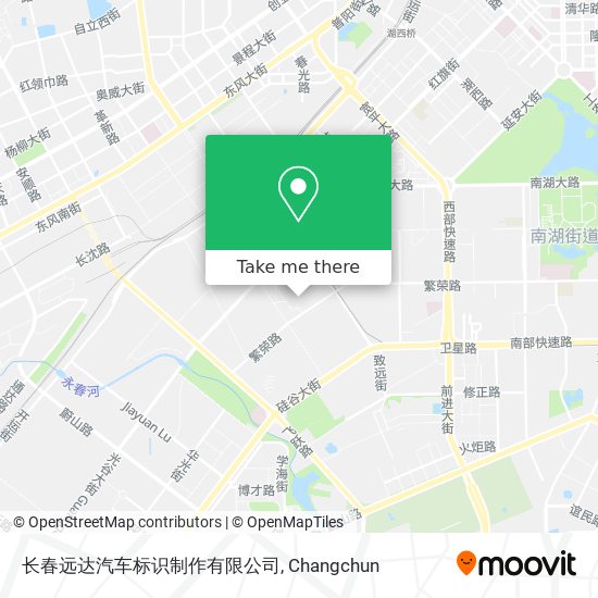 长春远达汽车标识制作有限公司 map