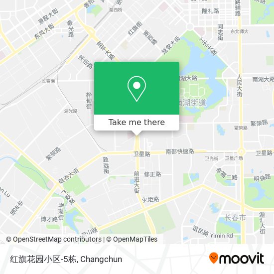 红旗花园小区-5栋 map