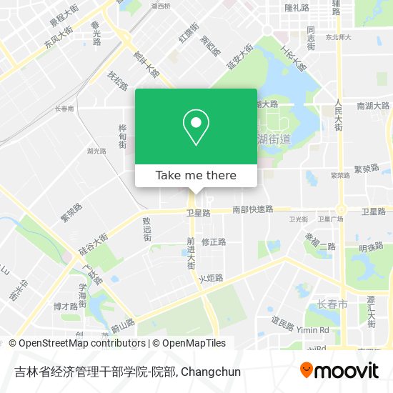 吉林省经济管理干部学院-院部 map