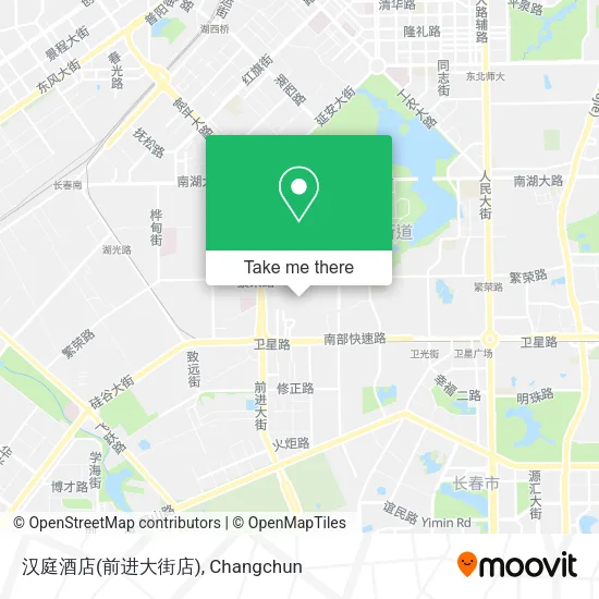 汉庭酒店(前进大街店) map