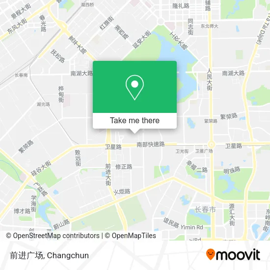 前进广场 map