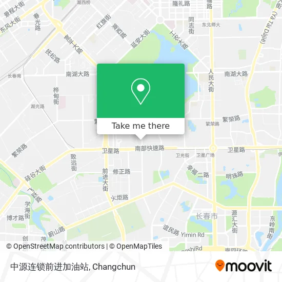 中源连锁前进加油站 map