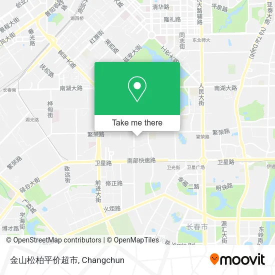 金山松柏平价超市 map