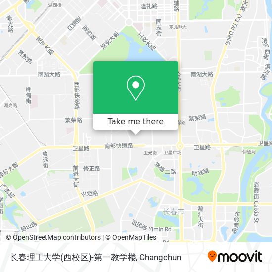 长春理工大学(西校区)-第一教学楼 map
