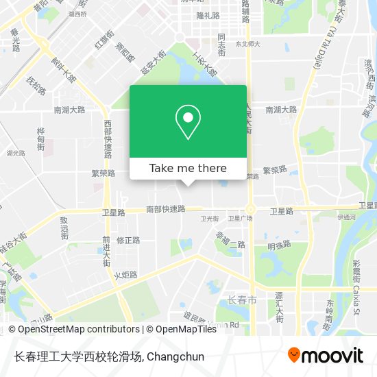 长春理工大学西校轮滑场 map