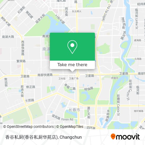香谷私厨(香谷私厨华苑店) map