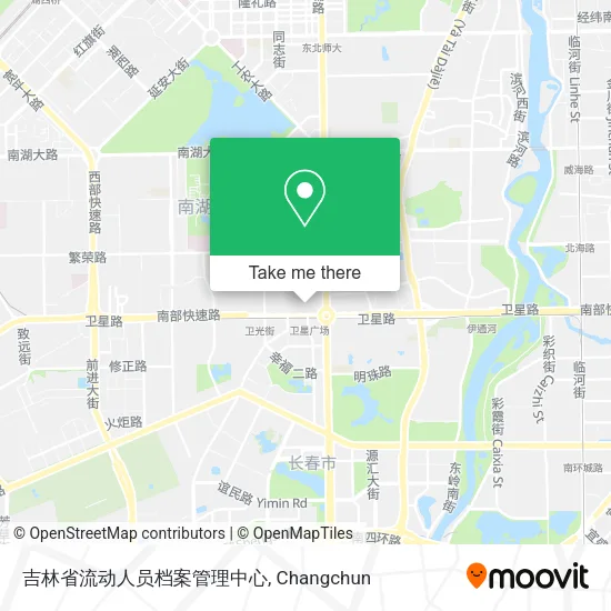 吉林省流动人员档案管理中心 map