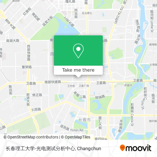 长春理工大学-光电测试分析中心 map