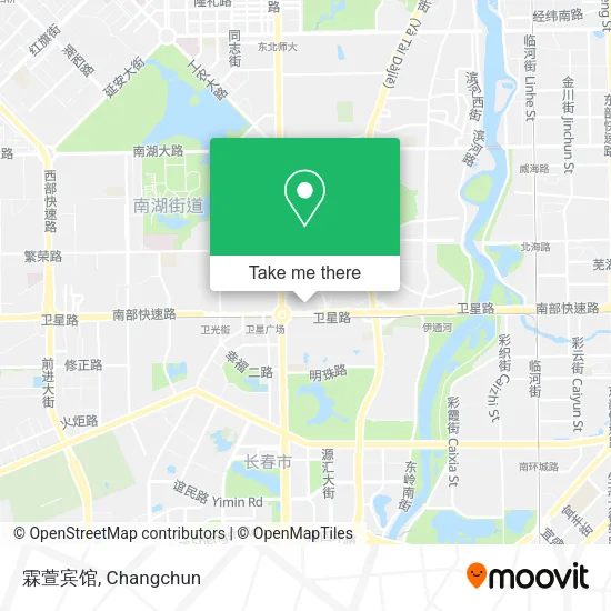 霖萱宾馆 map
